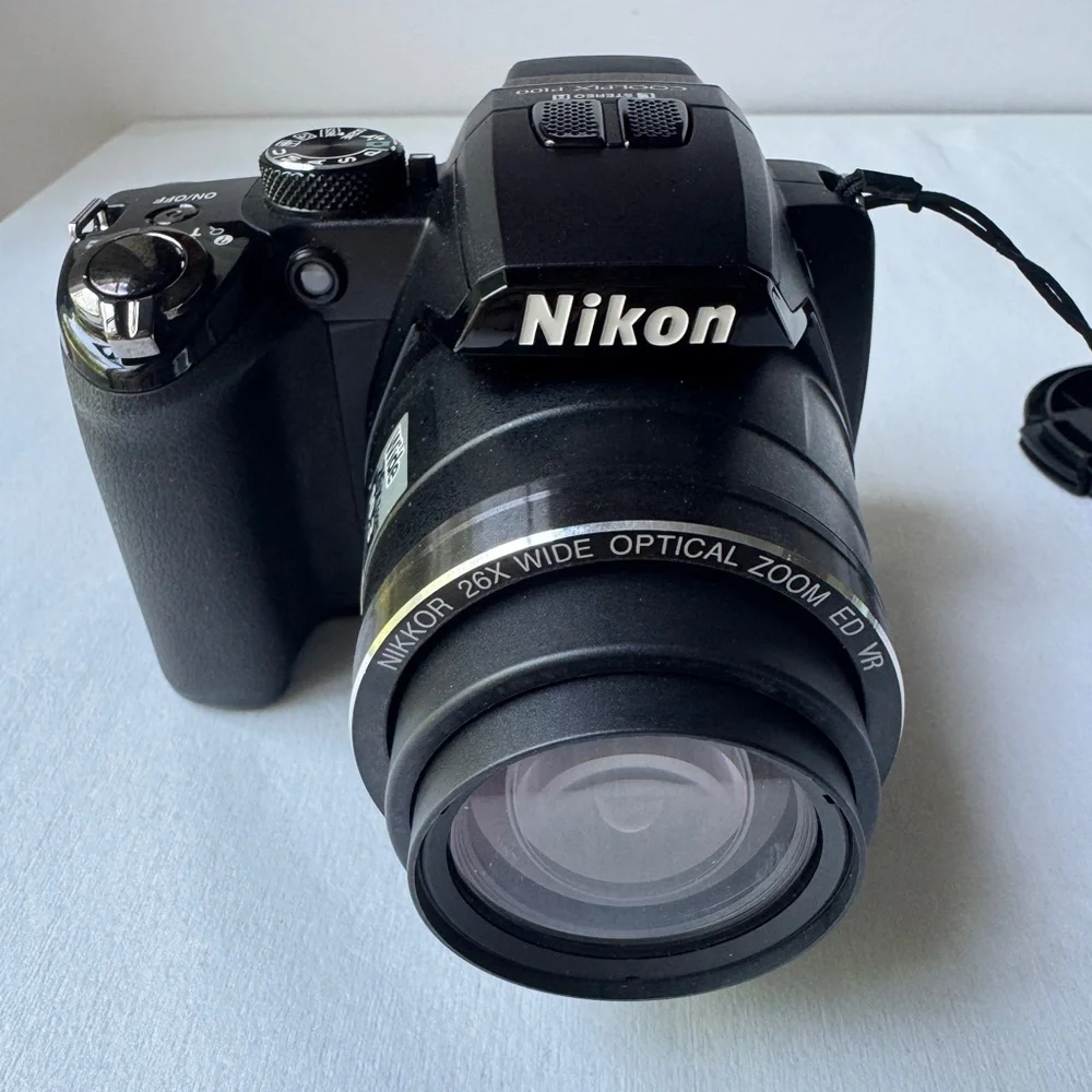 Nikon Black Digital Camera with LCD Screen and EVF